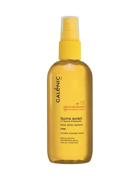 Huile sèche soyeuse Corps SPF15, 150ml