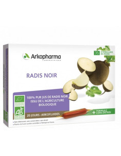 Arkofluide Radis Noir - 20 ampoules
