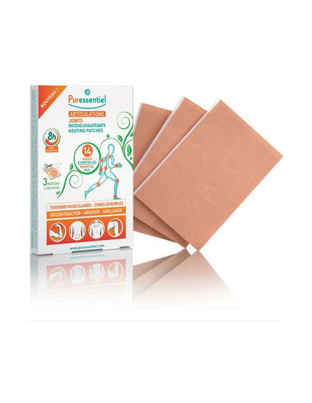 Puressentiel Articulations Patchs Chauffants aux 14 Huiles Essentielles 3 Patchs