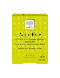 New Nordic Activ'Foie - 30 Comprimés 2