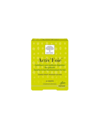 New Nordic Activ'Foie - 30 Comprimés