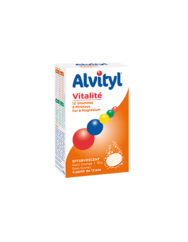 Alvityl Vitalité Effervescent - 30 comprimés