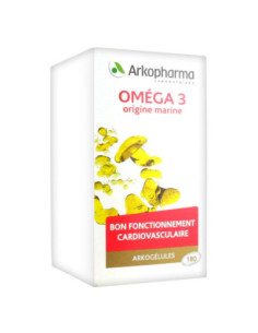 Arkogélules Omega 3 - 180 capsules