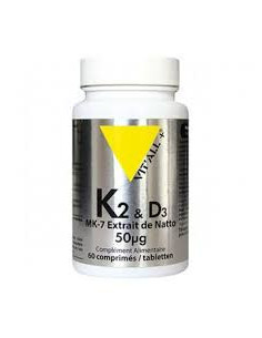 Vitamine K2 & D3 50µg - 60 comprimés
