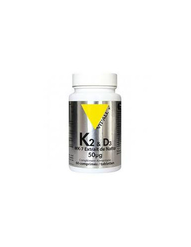 Vitamine K2 & D3 50µg - 60 comprimés