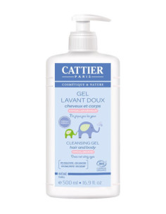 Cattier Bébé gel lavant doux - 500ml
