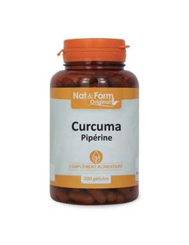 Curcuma Piperine - 200 gélules
