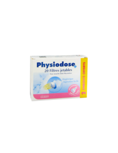 Gifrer Physiodose Filtres Jetables - 20 filtres