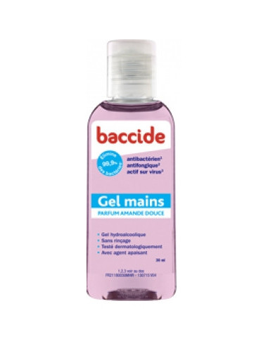 Baccide Gel hydroalcoolique Amande douce - 30ml