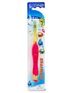 ELGYDIUM KIDS Brosse à Dents MONSTER 2-6 ans - 1 unité