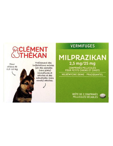 Clément Thekan Milprazikan Vermifuges Chiots -...