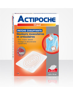 ACTIPOCHE Patch chauffant, 2 patchs