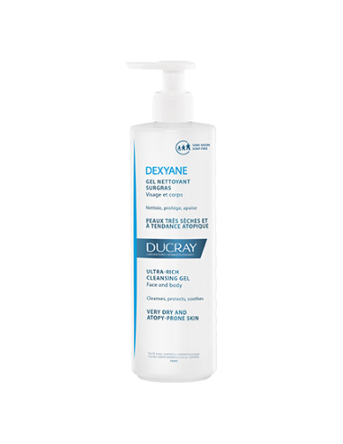 Ducray Dexyane Gel Nettoyant Surgras - 400 ml