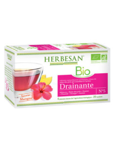 Herbesan Infusion Drainante Bio - 20 Sachets