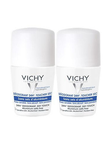 Déodorant 24h Sans Sels d'Aluminium Roll-On - 2x50ml