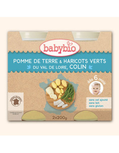 Petit Pot Menu Pomme de Terre & Haricots Verts du Val de...