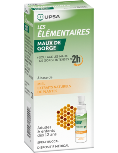 LES ÉLÉMENTAIRES® Maux de Gorge Adultes - 30ml