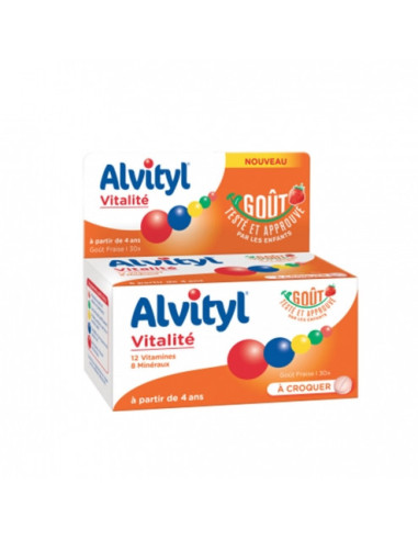 ALVITYL Vitalité - 30 comprimés à croquer