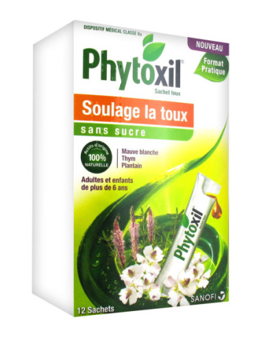 Phytoxil Toux sans Sucre - 12 sachets