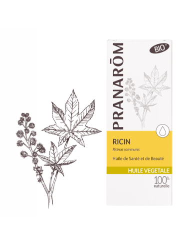 Pranarôm Huile végétale de Ricin BIO - 50ml