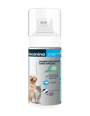 BIOCANINA Shampoing Mousse Sans Rinçage pour...