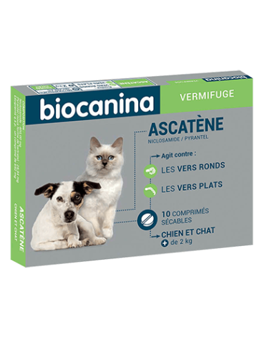 Biocanina Ascatène Vermifuge Chiens & Chats -...