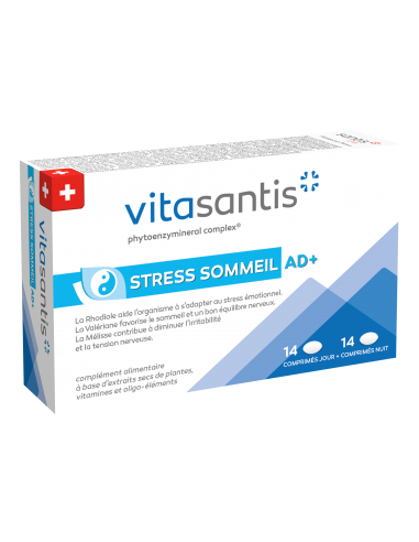 Vitasantis® Stress Sommeil AD+ - 28 comprimés