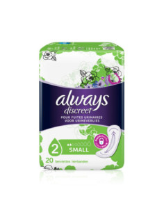 ALWAYS DISCREET Serviettes Fuites Urinaires  Small - 20...