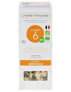 L'Herbôthicaire L'Herbô 6 Confort Hépatique Complexe de...