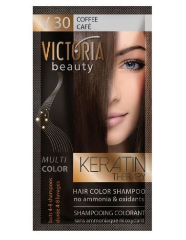 Victoria Beauty Shampooing Colorant Café - 40 ml 