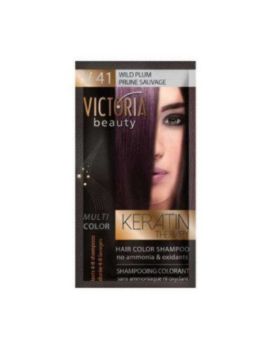 Victoria Beauty Shampoing Colorant V41 Prune Sauvage - 40ml