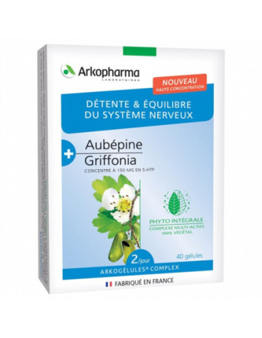 Arkopharma détente et équilibre du système nerveux - 40 gélules