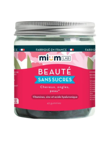 Mium Lab Gummies beauté sans sucres - 42 gummies