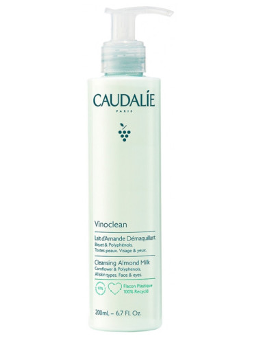 Caudalie Vinoclean Lait d'Amande Démaquillant -...
