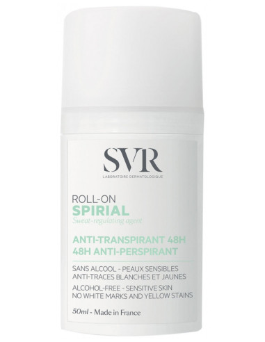 SVR Spirial Déodorant Anti-Transpirant Intense 48H Roll-On - 50 ml