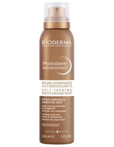 Bioderma Photoderm Autobronzant Brume Autobronzante Hydratante - 150 ml