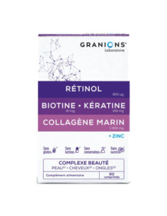  Granions Complexe Beauté Peau Cheveux Ongles - 60 comprimés