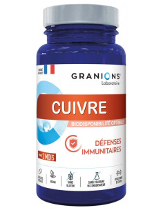 Granions Cuivre - 60 Gélules Végétales