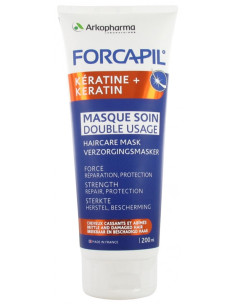 Arkopharma Forcapil Kératine + Masque Soin Double Usage -...