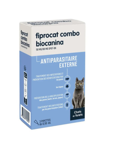 Biocanina Antiparasitaire externe Solution pour...