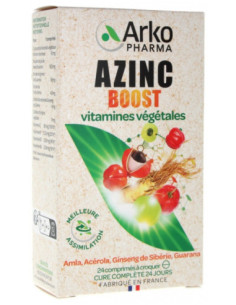 Arkopharma Azinc Boost Vitamines Végétales - 24 Comprimés...