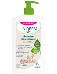 Liniderm Liniment Oléo-Calcaire Bio Flacon-Pompe - 1 L