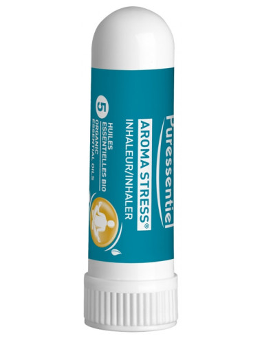 Puressentiel Aroma Stress Inhaleur aux 5 Huiles Essentielles - 1 ml
