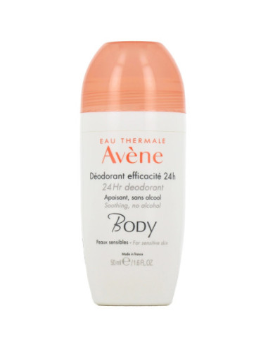 Avène Body Déodorant Roll-On 24h Peau Sensible...