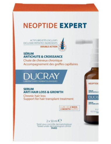 Ducray Neoptide Expert Sérum Antichute et Croissance - 2 x 50 ml