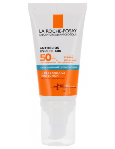 La Roche-Posay Anthelios UVmune 400 Crème Hydratante SPF50+ Sans Parfum - 50 ml