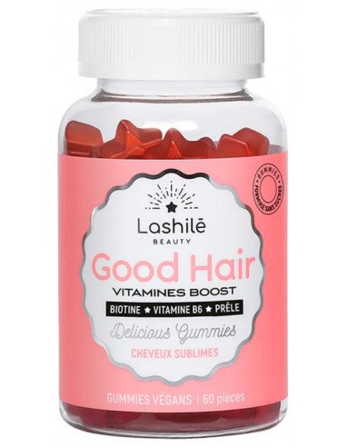 Lashilé Beauty Good Hair Vitamines Boost Cheveux Sublimes - 60 Gummies