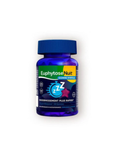 Bayer Euphytose Nuit 1mg mélatonine myrtille - 30 gommes