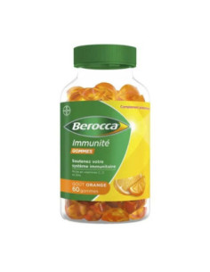 Berocca Immunité Goût Orange - 60 Gommes