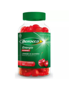 Berocca Énergie Gomme cerise - 60 gommes